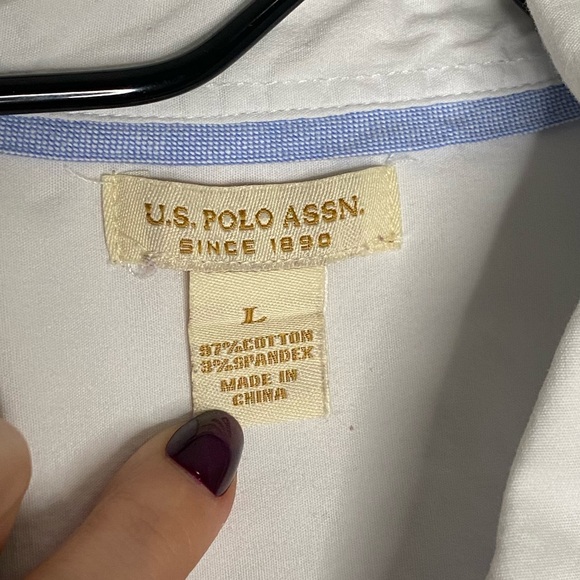 US Polo Association Classic White Button Down - Picture 2 of 6
